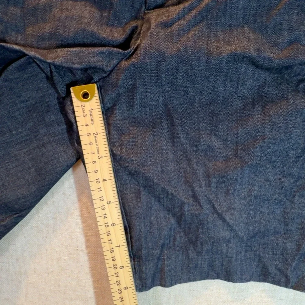 Banana Republic Chino Shorts Dark Navy Blue Flat Front Men's Size 32